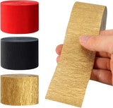 Red-Black Gold Casino-Theme Party-Decorations Streamers - 9 Rolls