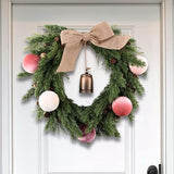 Velvet Christmas Ornaments Balls for Tree - 15pcs Pink Christmas