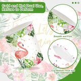 120 Pcs Flamingo Birthday Party Supplies Tropical Luau Hawaiian