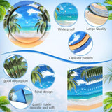 250 Pcs Tropical Beach Party Decoration Summer Paper Plates Napkins