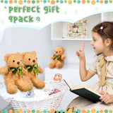 Zhanmai 9 Pieces Cute Bear Stuffed Animals 10 Inch Soft Plush Stuffed