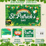 40Pcs St Patricks Day Decorations Happy St Patrick's Day Decorations