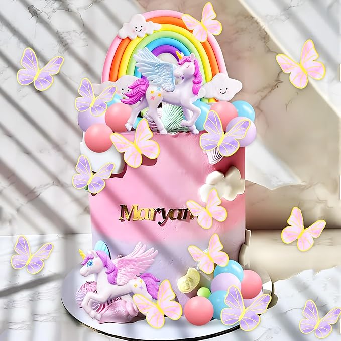 Unicorn Cake Toppers Unicorn Cake Decoration Include Unicorn Cake