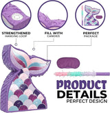 Mermaid Tail Pinatas Bundle with a Blindfold and a Bat 16.5 x 12 x 4
