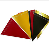 30 Ft Red Black and Gold Party Decorations Hanging Paper Triangle