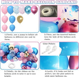 92Pcs Gender Reveal Decorations and Baby Box with Letters Set Boy or