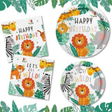 Safari Birthday Party Supplies Jungle Disposable Paper Plates