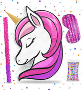 Unicorn Pinata 4 Piece Set 16”x10” Perfect for Unicorn Theme