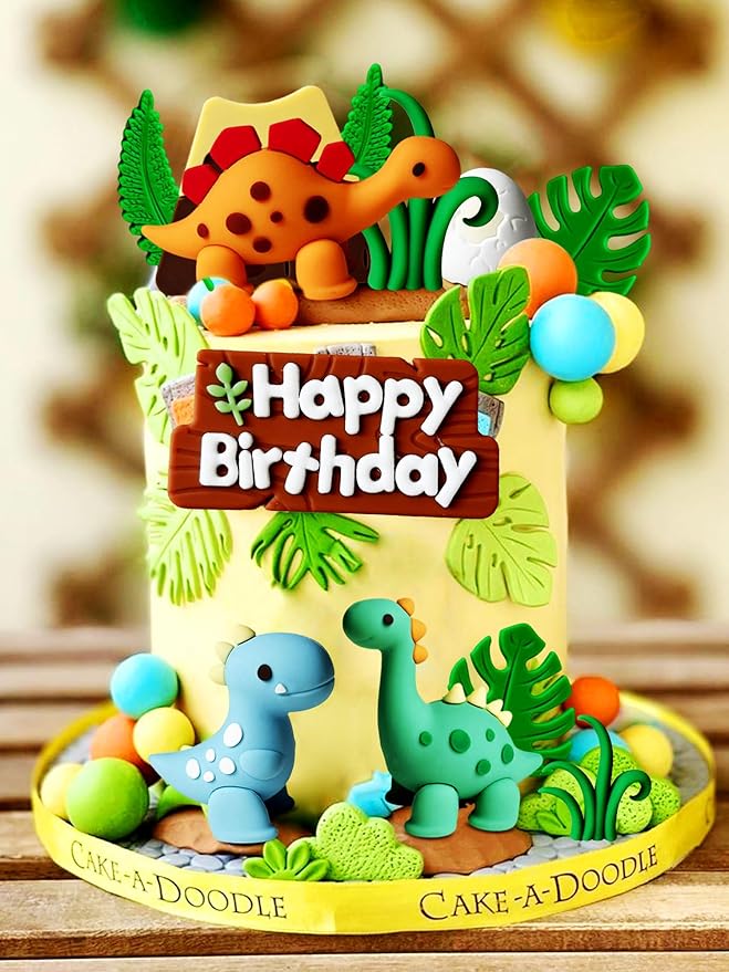 Luxury Little Dinosaur Cake Decorations Little Dinosaur Cake Toppers