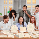 96PCS Champagne Tower Birthday Paper Plates Napkins Bachelorette