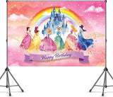 Princess Birthday Party Decorations 6x4ft Princess Party Decorations