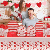 194Pcs Valentine's Day Party Decorations Valentines Day Plates and