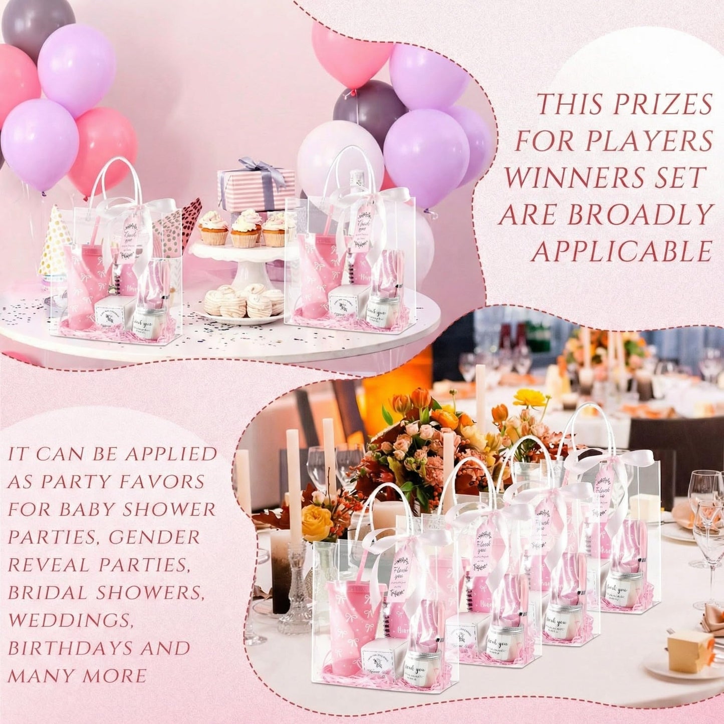 Nuogo 6 Sets New Parent Shower Prizes for Player Winners Adults