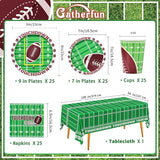 Football Party Supplies Kit Serve 25 Includes Dinner & Dessert