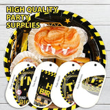 96Pcs Construction 2nd Birthday Party Supplies Construction Truck