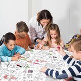 2 Pack Christmas Decorations Disposable Christmas Coloring