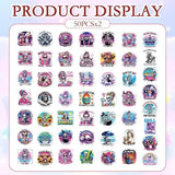 Sarcastic Skeleton Stickers for Adults - 100 Pcs Funny Skull Water