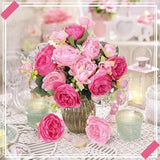 8 Bundles Artificial Peonies Flowers Boho Faux Flowers Arrangements #1