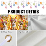 Easter Banner Polyester 43x70.86 Inches Banner Easter for Home Decor