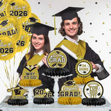 9PCS Graduation Party Decorations Class of 2026 Congrats Grad Table #4