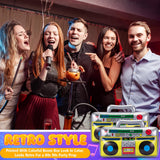 meekoo 5 Pcs Inflatable Radio Boombox Party Decorations, 16.5 Inches