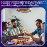 60 Pcs 7 Inch Space Galaxy Paper Plates Outer Space Theme