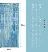 Decor365 Under The Sea Party Decorations Bubble Garland Backdrop