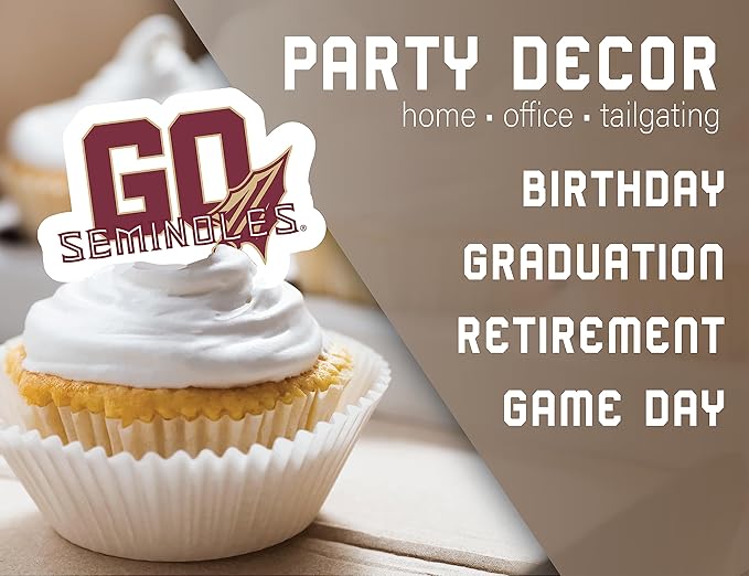 FSU Party Supplies for Football, Birthday Gift, Graduation Party