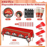 452 Pcs Movie Night Party Decorations Supplies Set Include Movie