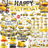 Construction Birthday Party Supplies Plates Napkins Cups Cutlery