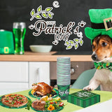 210 Pcs Happy St Patrick's Day Party Supplies Plates Napkins