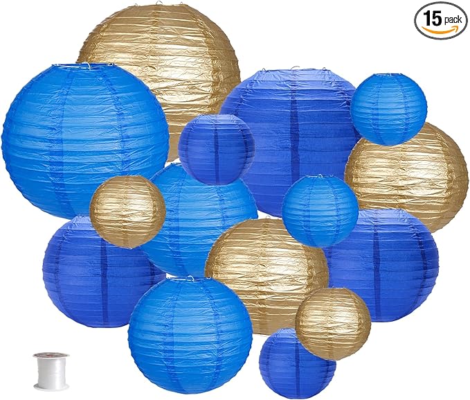 Paper Lanterns Party Decorations, Round Hanging Paper Lanterns