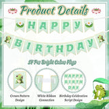 Green Princess Party Supplies 8.2ft Happy Birthday Banner Signs