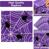 100 Pcs Halloween Birthday Party Supplies Paper Plates and Napkins