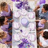 96 Pcs Mermaid Baby Shower Decorations for Girls A Little Mermaid Is