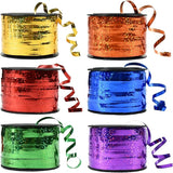 BEISHIDA 6 Assorted Colors Curling Ribbons Balloon String Ribbons -