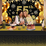 55th Birthday Decorations for Men Women with 55th Birthday Banner