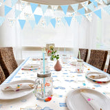 32Ft Goose Party Decorations Blue Gingham Plaid Silly Goose Themed