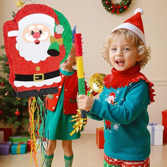 Christmas Santa Piñata Christmas Decorations Red Santa Claus Party