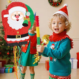 Christmas Santa Piñata Christmas Decorations Red Santa Claus Party