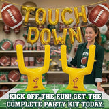 Football Party Decorations & with Football Goalpost Touch Down