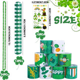 58Pcs St Patricks Day Party Favors with Shamrock Necklaces Glasses