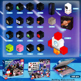 Goody King 100PCS Space Rocket Magnetic Building Blocks |Space