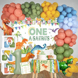 One a Saurus Birthday Decorations Dinosaur 1st Birthday Party