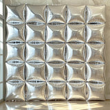Silver Square Foil Balloons Wall Tunnel Backdrop Double Sided Metallic