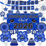 Graduation Decorations 2026 Set Congrats Grad Banner Class of 2026