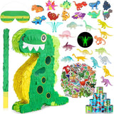 141 Pcs Dinosaur Piñata for Birthday Party Dino Piñata Set