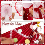 Christmas Paper Fan Decorations Christmas Decorations Classroom Red