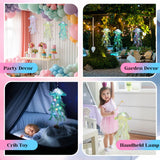 Rossesay 3 Pcs Jellyfish Lamp Colorful Jelly Fish Light Hanging