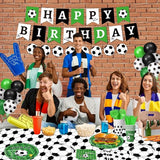 170 PCS Soccer Party Decorations Soccer Birthday Party Decorations